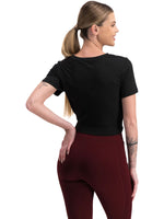 Playera Deportiva Skechers Negro para Mujer