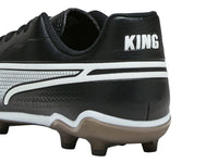 Tenis de Fútbol PUMA King Match Negro y Blanco para Niño