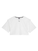 Crop Top Deportivo PUMA Fit Move Mesh Blanco para Mujer
