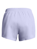 Shorts Under Armour Fly By 3 Celeste para Mujer