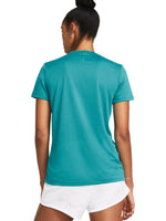 Playera Under Armour Tech Manga Corta Azul para Mujer