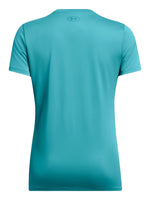 Playera Under Armour Tech Manga Corta Azul para Mujer