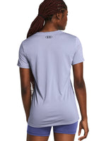 Playera Under Armour Tech BL HD SS Morada para Mujer
