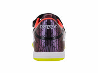 Tenis de Fútbol Kappa Negro y Verde Neón para Niño