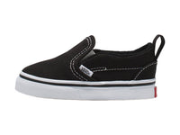Tenis Vans Slip-On Negros y Blancos para Niño