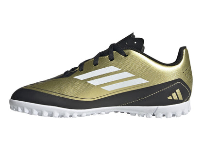 Tenis Adidas Taque F50 Club Messi Pasto Sint Tico Kids Oro Para Niño