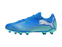 Tenis de Fútbol PUMA Future 7 Play Azul y Menta para Hombre