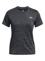 Playera Deportiva Under Armour Tech Textured Negro para Mujer