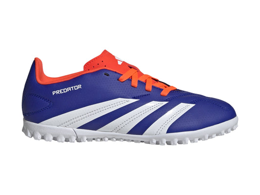Tenis Adidas  Taque Predator Club Pasto Sint Tico Kids Tf Azul Para Para Niño