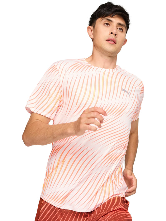 Tops Deportivos Puma Playera Run Favorite Aop Ss Tee M 524219 Para Hombre