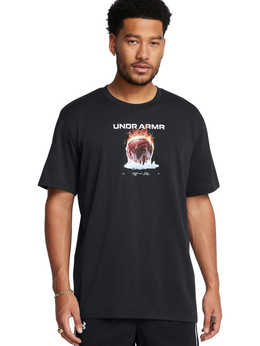 Tops Deportivos Under Armour Playera M Hw Fire Ice Bball Ss 387407 Para Hombre