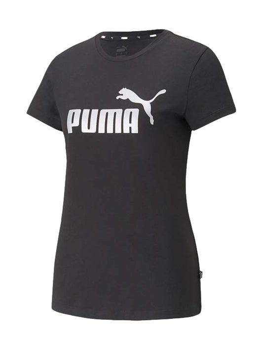Tops Deportivos Puma Playera Ess+Metallic Logo Tee 848303 Para Mujer