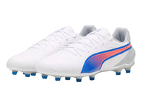 Tenis de Fútbol PUMA King Match Blanco y Azul para Hombre