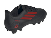 Tenis de Fútbol Adidas Deportivo III Negro y Rojo para Hombre