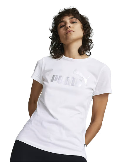 Playera Puma Ess+ Metallic Para Mujer