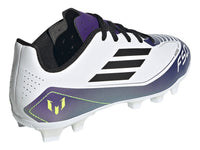 Tenis de Fútbol Adidas Messi F50 Club Morado y Blanco para Niño
