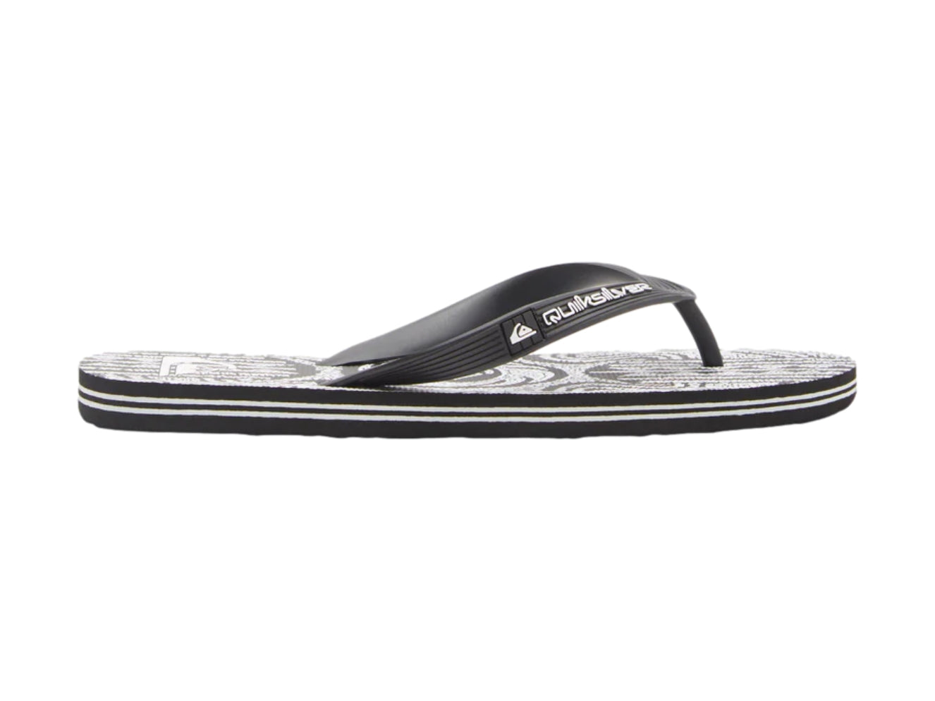 Sandalias Quiksilver Sandalia Molokai Art Ii Negro Para Para Hombre