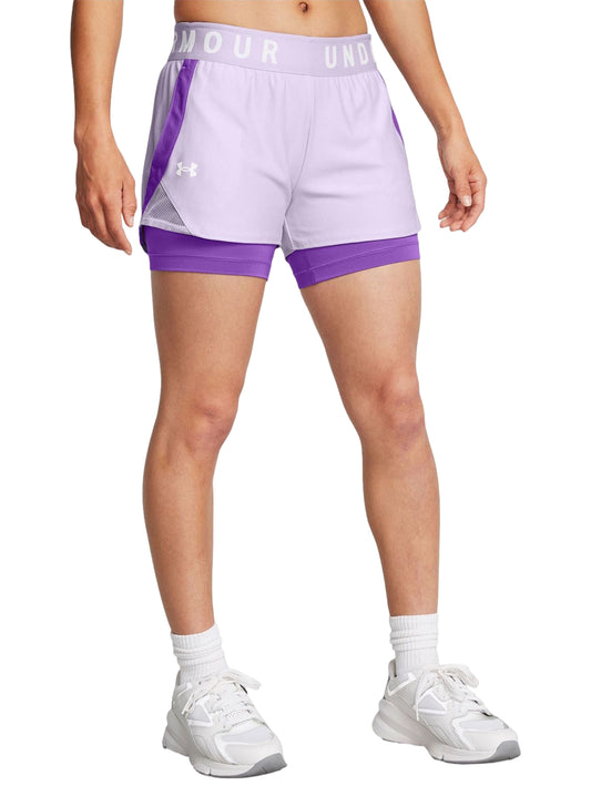 Pantalones Cortos Under Armour Play Up 2 In 1 Shorts 351981 Para Mujer
