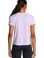 Playera Under Armour Launch Manga Corta Morado para Mujer