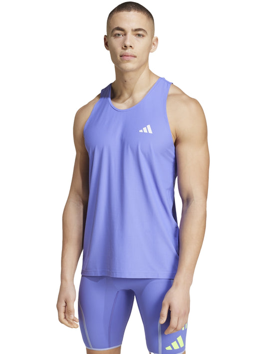Tops Deportivos Adidas Playera Own The Run B Tank Azul Iv5439 Para Hombre