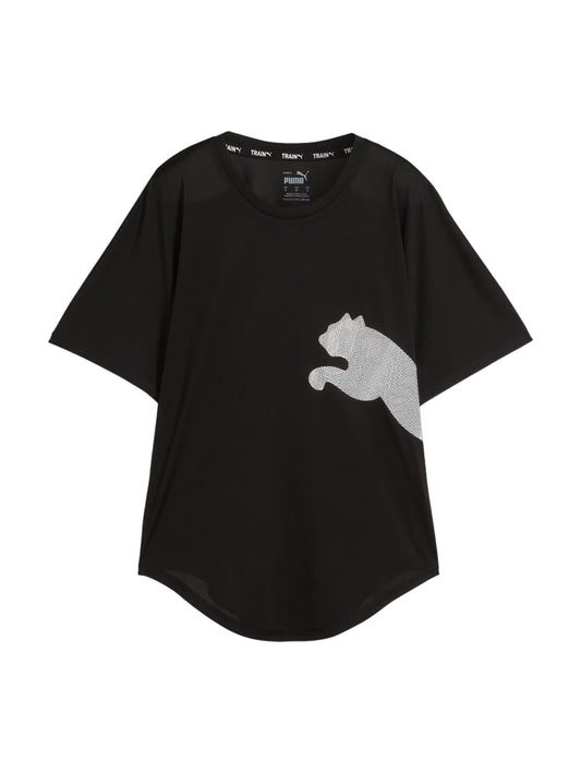 Tops Deportivos Camiseta Puma Playera Train All Day Big Cat Tee 523802 Para Mujer