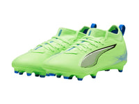 Tenis de Fútbol PUMA Ultra 5 Match Verde Lima para Niño