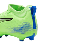 Tenis de Fútbol PUMA Ultra 5 Match Verde Lima para Niño