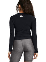 Playera de Compresión Under Armour Manga Larga Negro para Mujer