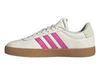 Tenis Adidas VL Court 3.0 Blanco y Rosa para Mujer