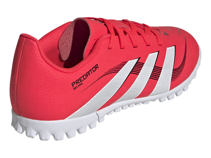 Tenis Adidas Taque Predator Club Tf J Rojo Para Niño