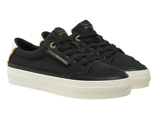 Tenis Tommy Hilfiger Essential Vulc Textile Sneaker Para Mujer