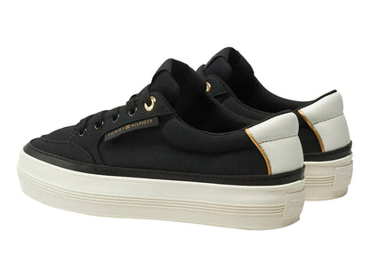 Tenis Tommy Hilfiger Essential Vulc Textile Sneaker Para Mujer