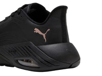 Tenis PUMA X-Cell Nova Cat SL Negro y Oro Rosa para Mujer