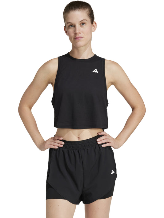 Tops Deportivos Camiseta Adidas Playera Train Essentials Boxy Workout Jf1025 Para Mujer