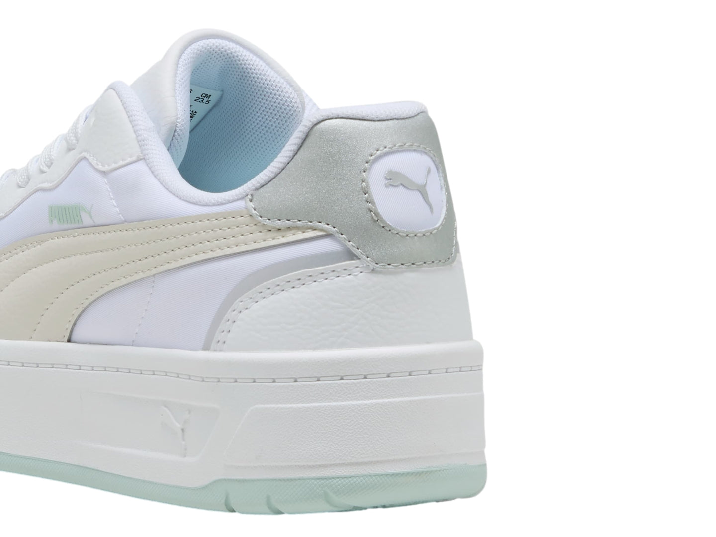 Tenis Puma Court Llaly Skye Aqua Metallics Para Mujer
