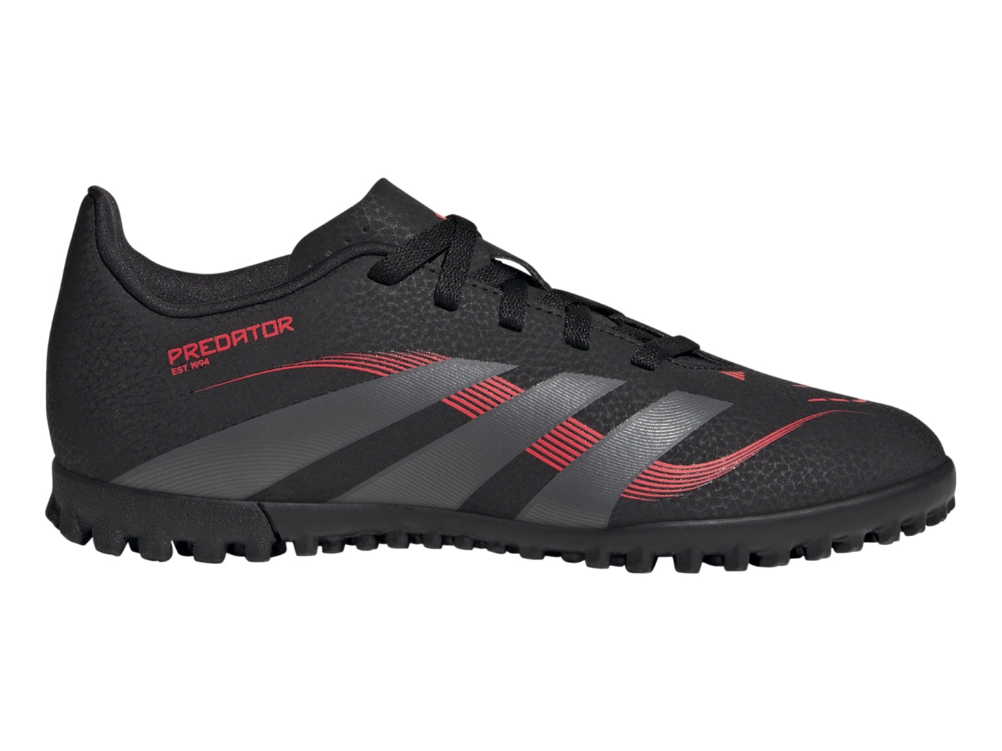 Tenis Adidas  Taque Predator Club Pasto Sintetico Negro Para Para Niño