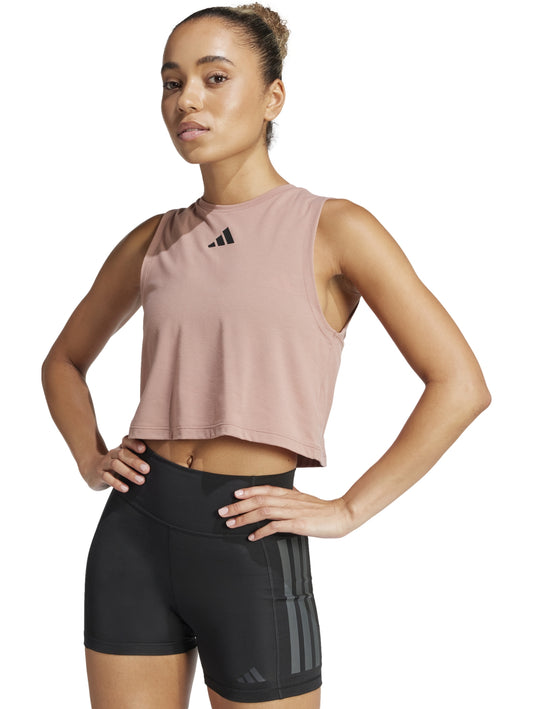 Tops Deportivos Camiseta Adidas Playera Power 3-Stripes Boxy Tank Top Jj3494 Para Mujer