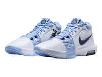 Tenis Nike LeBron Witness VIII Blanco y Azul para Hombre