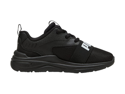Tenis Puma Soft Wired 2 Ps Negro Para Para Niño
