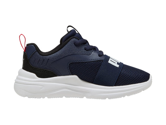 Tenis Puma Soft Wired 2 Ps Marino Para Para Niño