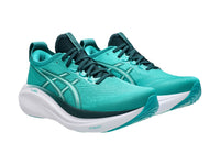 Tenis ASICS Gel-Nimbus 27 Verde Azulado para Hombre