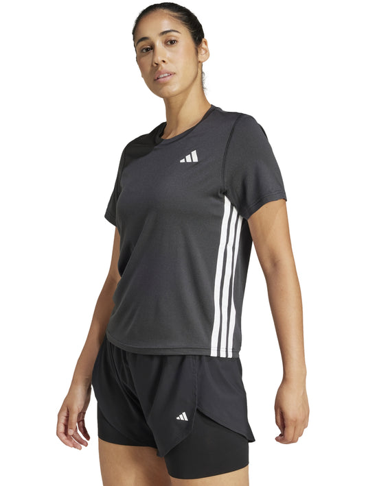 Tops Deportivos Adidas Playera Train Essentials 3 Tiras Negro Jh1392 Para Mujer