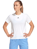 Tops Deportivos Adidas Playera Aeroready Train Essentials Minimal Branding Blanco Hr7796 Para Mujer