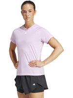 Tops Deportivos Adidas Playera Aeroready Train Essentials Minimal Branding Lila Jc9530 Para Mujer