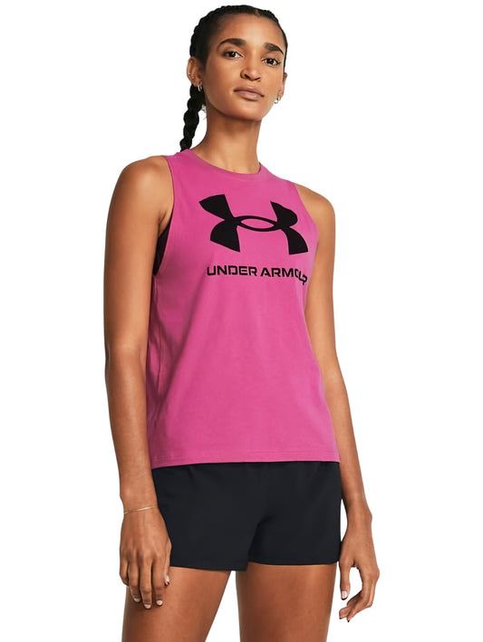 Tops Deportivos Under Armour Playera Live Rival Tank Rosa 356297 Para Mujer