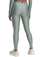 Leggings Under Armour HeatGear Rib Verde para Mujer