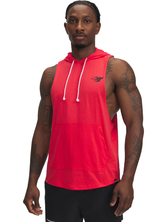 Tops Deportivos Under Armour Playera Pjt Rck Sl Hd Rojo 389947 Para Hombre