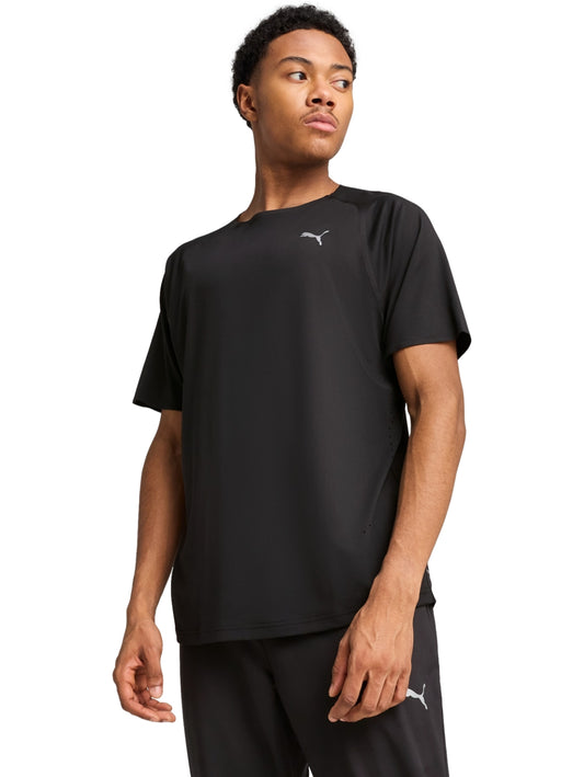 Tops Deportivos Puma Playera M Run Cloudspun Tee Negro 526629 Para Hombre