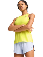 Tops Deportivos Puma Playera W Run Cloudspun Tank Limon 526658 Para Mujer