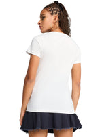 Playera PUMA Ess Script Tee Blanco para Mujer